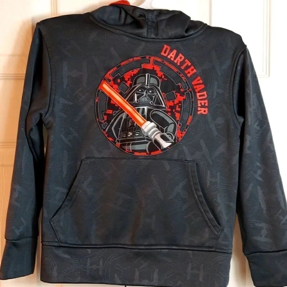 Lego Star Wars Darth Vader Hoodie Sweatshirt Sz 4